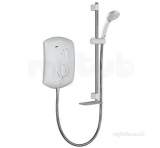 Mira Jump Electric Shower 10.8 Kw White Chrome