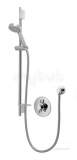 Chrome Aspire Dl Thermostatic Concealed Shower Mixer With Harmony Handset