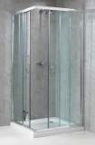 Fen0904aqu Polished Silver Shine Clear Glass Shower Side Panel 1850x760mm