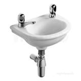 Armitage Shanks S271701 White Sandringham 350mm Handrinse Basin 1 Right Taphole No Overflow