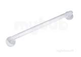 Center Brand 32660 White Abs Grab Rail 600mm Long