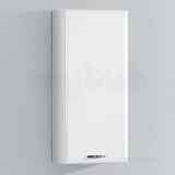 Hib 993.203035 White Denia 320mm Back To Wall Bathroom En Suite Wall Unit One Door