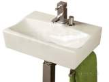 Hib 8987 Malo Tivol Cloakroom Wash Basin Towel Rail Soap Dispenser 1 Tap Hole