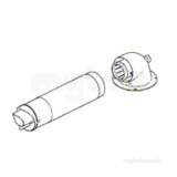 Ideal 204644 Na Logic Horizontal Flue Terminal Pack B