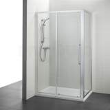 Ideal Standard T7379eo Bright Silver Kubo Shower Enclosures And Screens 1100mm Wide