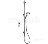 Related item Mira 1.1797.001 White/chrome Vision Biv Ceiling Fed High Pressure Digital Shower Mixer