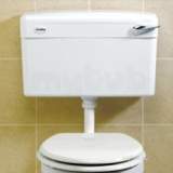 Related item Thomas Dudley Pslwhs315262 White Slimline Low Level Cistern With Dual Flush
