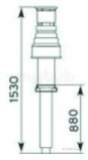 Vaillant 303200 Ecomax/vertical Air/flue Duct 125mm