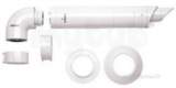 Vaillant 303609 White Horizontal Flue Kit 1 M 125mm