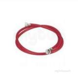 Related item Cooksey 01 Wh251 Red Washing Machine Hose 2.5 M