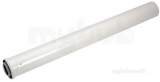 7716191083 White Flue Extension 60/100mm 1 M