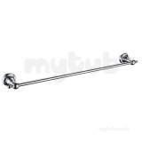 1901 Towel Rail Brass Chrome Plated N2 Rail C