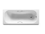 Princess-n Steel Bath 1700 X 750mm With Anti-slip Two Tap Holes Grip Holes