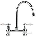 Belfast Tbl1 Bridge Mixer Tap Brass