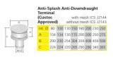 Ics 130mm Anti Downdraught Term Cw Mesh