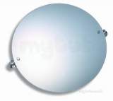 Nova 1 50cm Round Mirror Chrome Obsolete