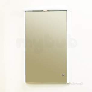 Eastbrook Accessories -  1.090 43cm Cabinet Mirror No Cornic Wh