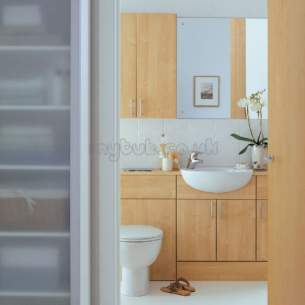 Ideal Standard Bathroom Furniture -  Ideal Standard Space E4640 600mm Wc Unit Inc Cistern Oak