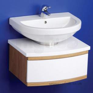 Ideal Standard Washpoint Furniture -  Ideal Standard Washpoint E6733 W/h Vess Draw 485 W Oak