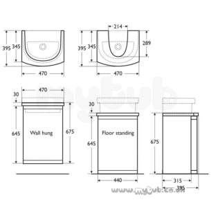 Ideal Standard Washpoint Furniture -  Ideal Standard Washpoint E6734 Ped Unit 365 Warm Oak