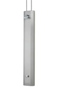 Rada And Meynell Commercial Showers -  Rada 15/3 Tmv Shower Panel C/w T/f Ctrl Wh