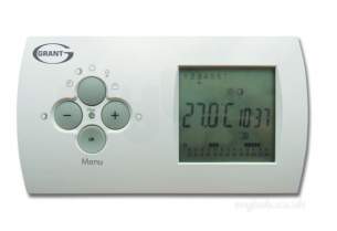 Grant Uk Oil Boilers -  Green Vortex Wireless 7-day Two Channel Programmable Room Thermostat Kit Option