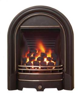 Be Modern Gas Fires -  Be-modern Abbey Deluxe 180mm Coal Black