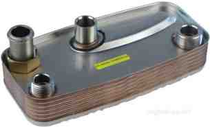 Saunier Duval Boiler Spares -  Saun S1067800 Domestic Heat Exchanger