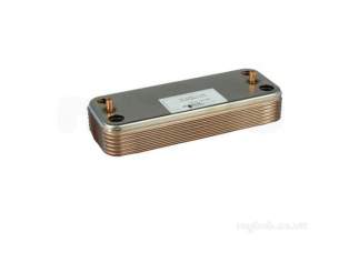 Ariston Boiler Spares -  Aris 571646 Plated Dhw Heat Exchanger