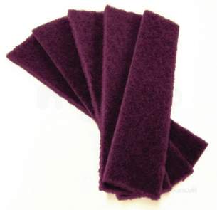 Cleaning Brushes and Asbestos Pads -  Cb Abrasive Mini Pads Med Grade 5 Pk