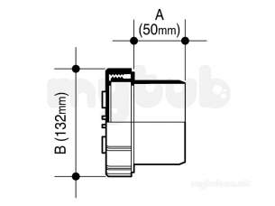 Osma Above Ground Drainage -  4s292g Grey Osma Access Plug 110mm