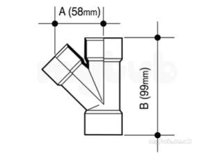 4z210w White Osma 11/4 Inch Tee 45d