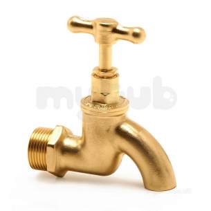 Pegler Commercial and Specialist Brassware -  Prestex 701 Light Pattern Brass B/tap 20