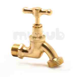 Pegler Commercial and Specialist Brassware -  Prestex 723at Brass Hose Union B/tap 15