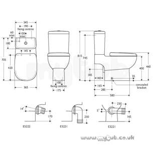 Ideal Standard Jasper Morrison -  Ideal Standard Jasper Morrison Cistern Bsio 6l Dfv White