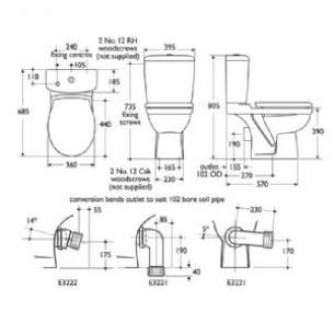 Ideal Standard Alto -  Ideal Standard Alto E754301 Cc Pan White