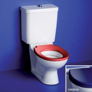 Armitage Shanks Commercial Sanitaryware -  Armitage Shanks Contour 21 Seat 305 Red Sml Plus Cvr Btm Fix