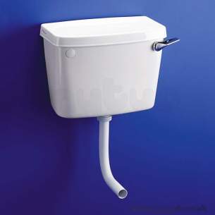 Armitage Entry Level Sanitaryware -  Armitage Shanks Compact S3902 Ll Bottom Supply Int Ovf Cistern Wh