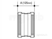 Osma Above Ground Drainage -  6t609b Black Osma Gutter Union 6t609 B