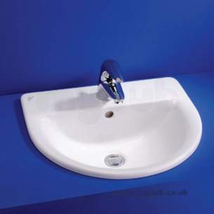 Ideal Standard Create -  Ideal Standard Edge E3073 500 X 430mm Two Tap Holes C/t Basin White