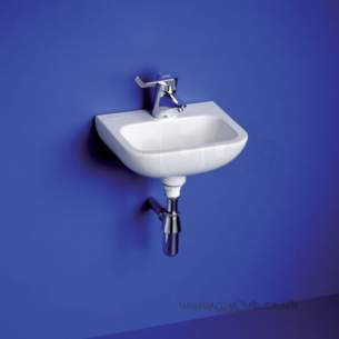 Armitage Shanks Commercial Sanitaryware -  Armitage Shanks Contour 21 Hr Basin 37 White Nof Nchn 1cth S212201