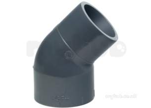 Georg Fischer Upvc Fittings and Valves Metric -  Georg Fischer Pro-fit 45d Elbow 211503 20-16