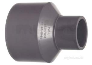 Georg Fischer Upvc Fittings and Valves Metric -  Georg Fischer Pro-fit Red Bush 219109 16-20-10-16