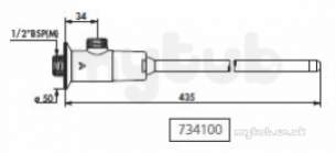 Delabie Accessories and Miscellaneous -  Delabie Tempogenou Angled Mm1/2 Inch Lever L350 7sec