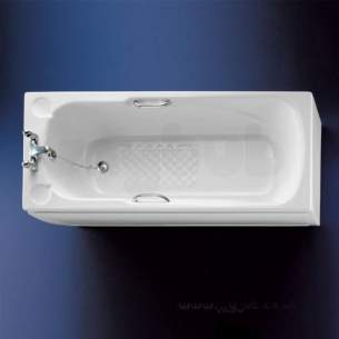 Armitage Shanks Acrylic Baths -  Armitage Shanks Montana 1700mm Two Tap Holes Tg Bath Honey Moon