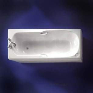 Ideal Standard Acrylic Baths -  Ideal Standard Studio 1700 X 700 Two Tap Holes Bath Plus Clr Grp White