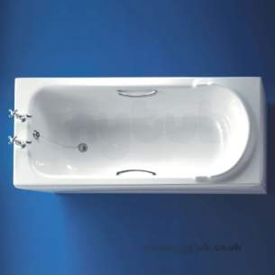 Ideal Standard Acrylic Baths -  Ideal Standard Ascot E4020 1700mm No Tap Holes Bath White
