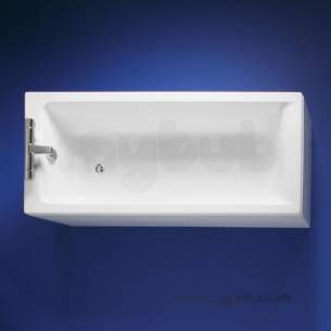 Ideal Standard Concept Acrylics -  Ideal Standard Concept E729201 Bath 1700 X 700 Two Tap Holes Wh
