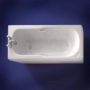 Ideal Standard Acrylic Baths -  Ideal Standard Studio E4164 No T/hole 1500mm Bath White