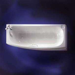Ideal Standard Acrylic Baths -  Ideal Standard Studio E5832 1700 No Tap Holes Right Hand S/maker Bath Wh